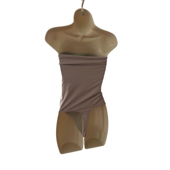 INTIMATELY FREE PEOPLE, SIZE M, SHAPER BODY SUIT, BEIGE - Picture 2 of 3